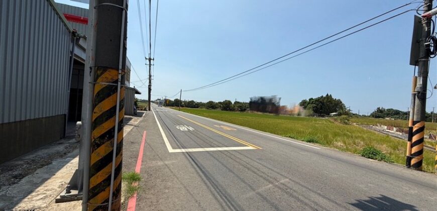 7.48萬 新屋區 新屋雙面路農地廠房